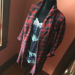 Pendlton Red Plaid Robe